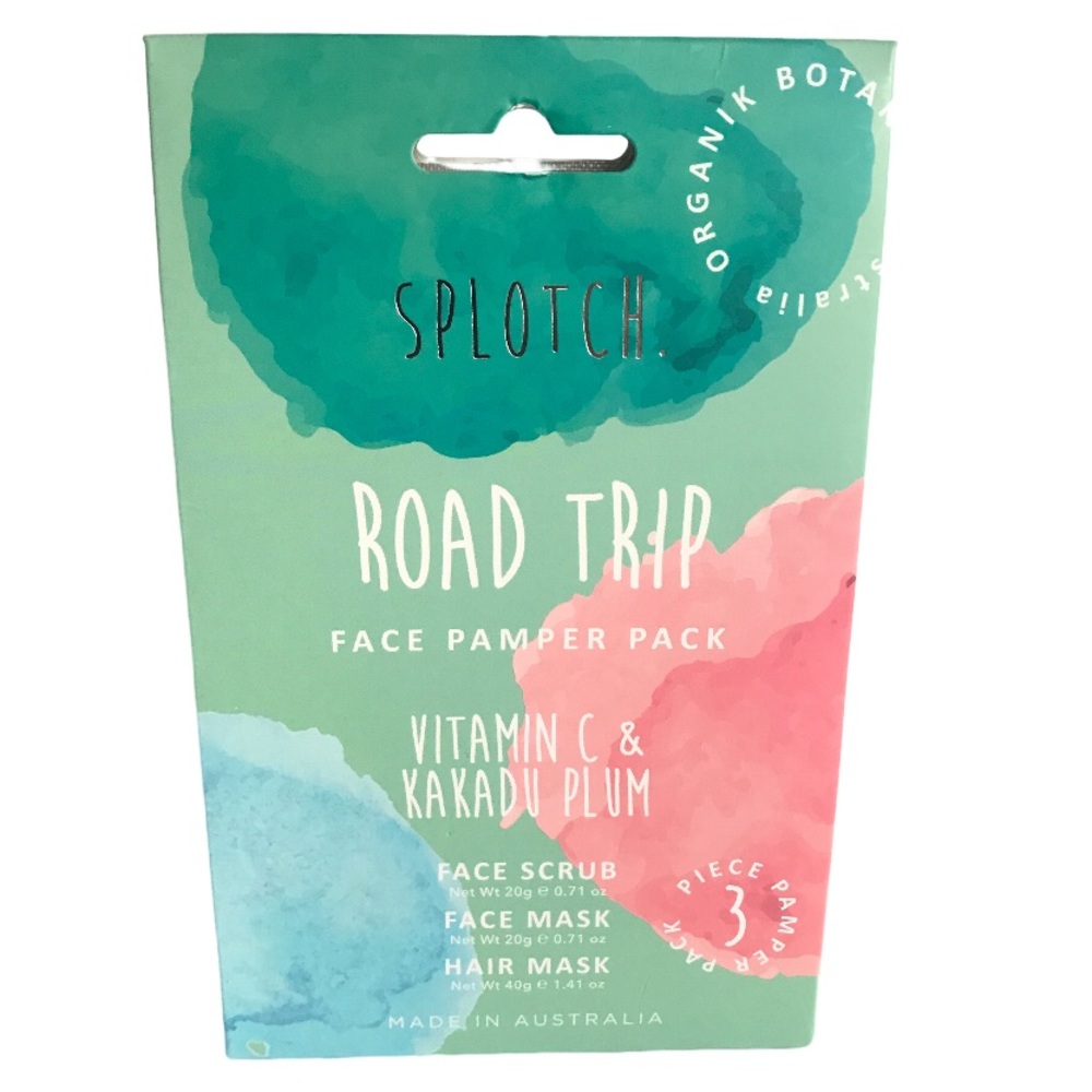 4/$20 Splotch Vitamin C & Plum Pack Includes Face Mask & Hair Mask New Product
